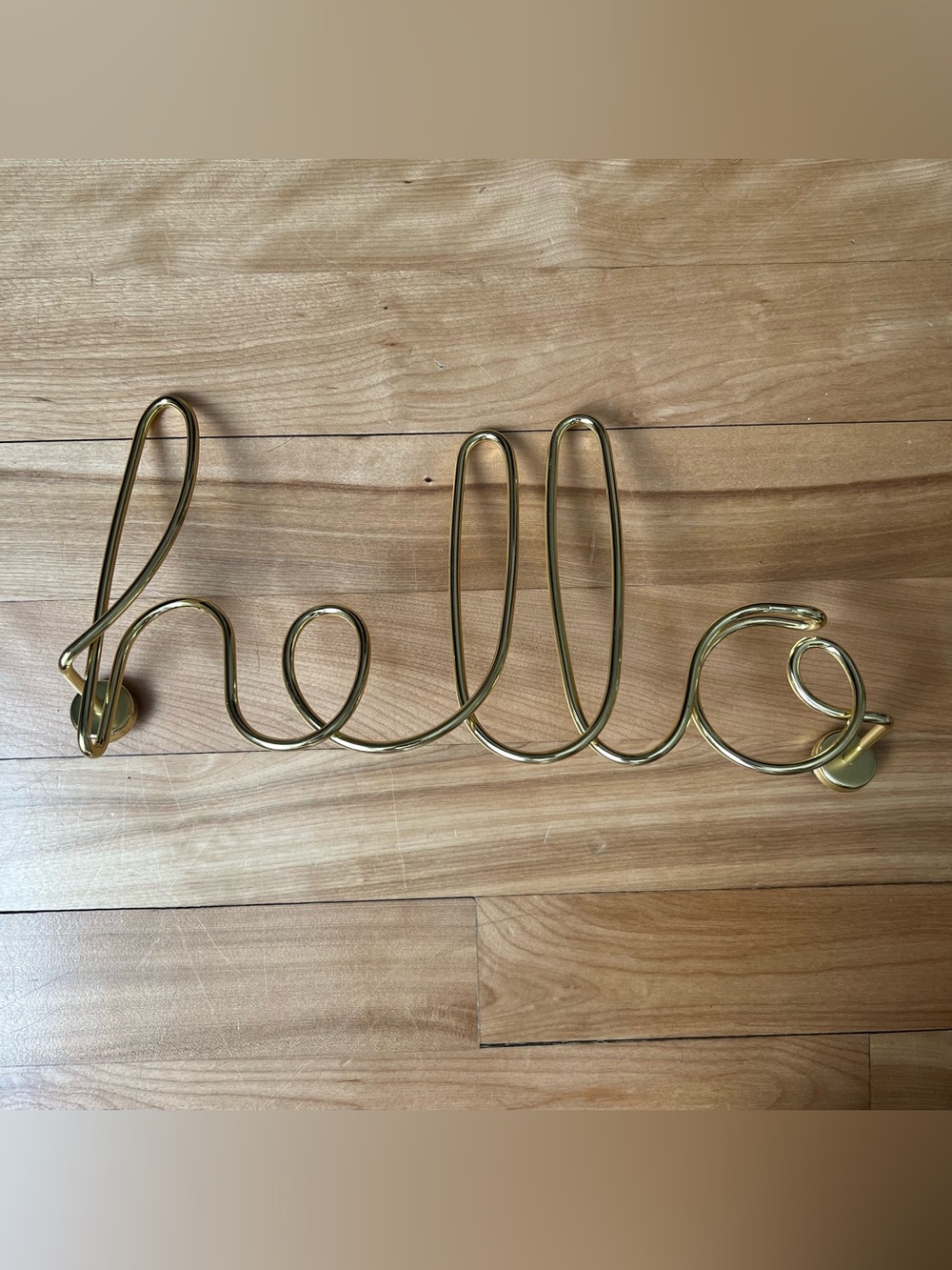 Umbra Wired Hello Gold Brass